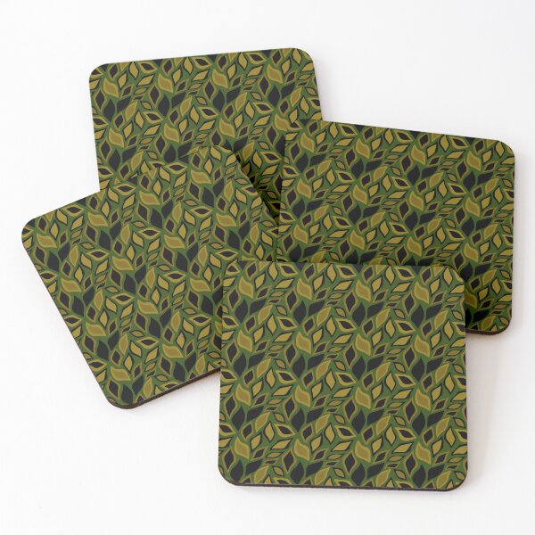 Item preview, Camouflage Leaves Modern Contemporary Print Pattern  designed and sold by VioletsnPansies.