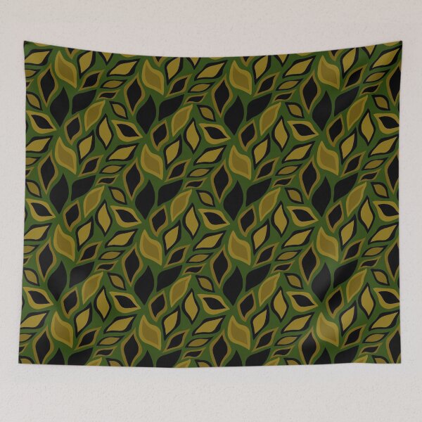 Item preview, Camouflage Leaves Modern Contemporary Print Pattern  designed and sold by VioletsnPansies.