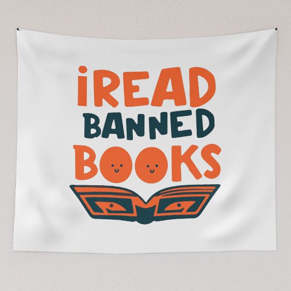 Item preview, I Read Banned Books designed and sold by Timegraf.