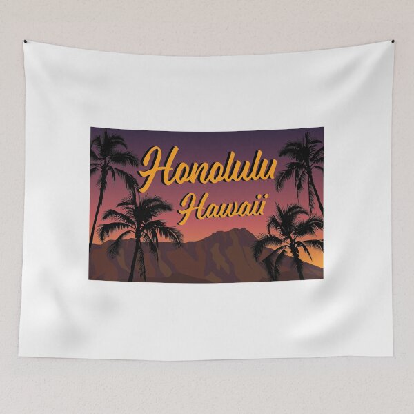 Item preview, Honolulu Hawaii Postcard designed and sold by designbynic.