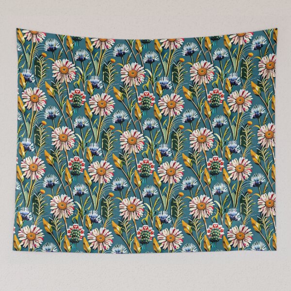 Item preview, Floral Art Elegant & Royal Tapestry Flower Bloom Wildflowers 2X designed and sold by Zeporas Castle.