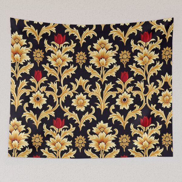 Item preview, Floral Art Elegant & Royal Gold Filigree Damask  Flower 1X designed and sold by Zeporas Castle.