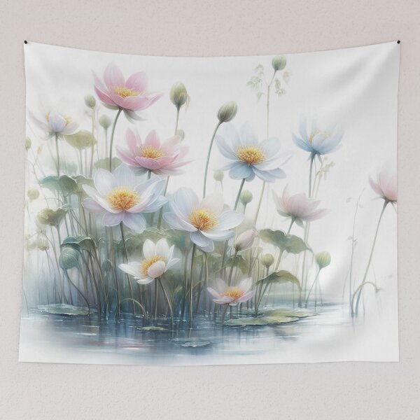 Item preview, Watercolor of wild flowers 01 designed and sold by I-HERE.