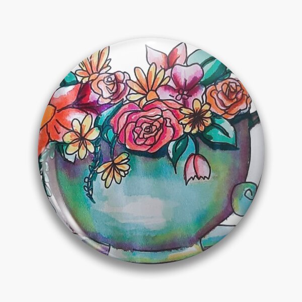Item preview, Floral Teacup! designed and sold by Gabrielle Struzik.
