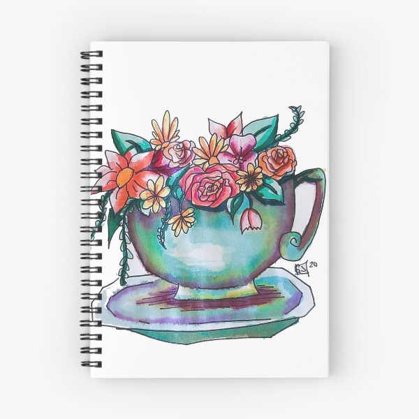 Item preview, Floral Teacup! designed and sold by Gabrielle Struzik.