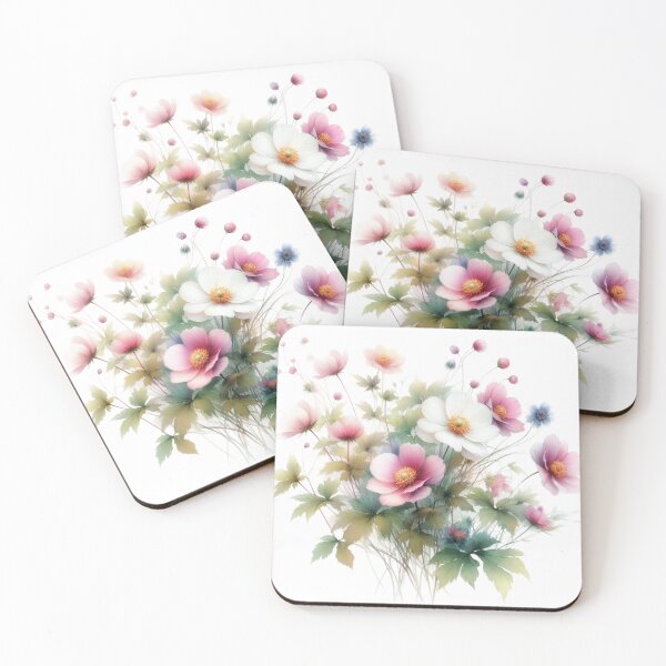 Item preview, Watercolor of wild flowers 03 designed and sold by I-HERE.