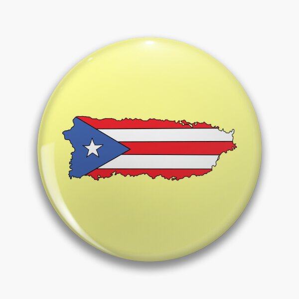 Item preview, Puerto Rico state shape flag designed and sold by Rachael Taylor.