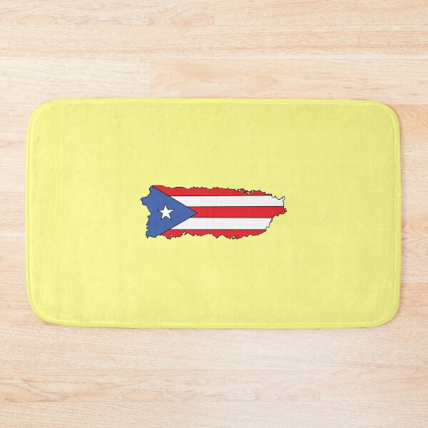 Item preview, Puerto Rico state shape flag designed and sold by Rachael Taylor.