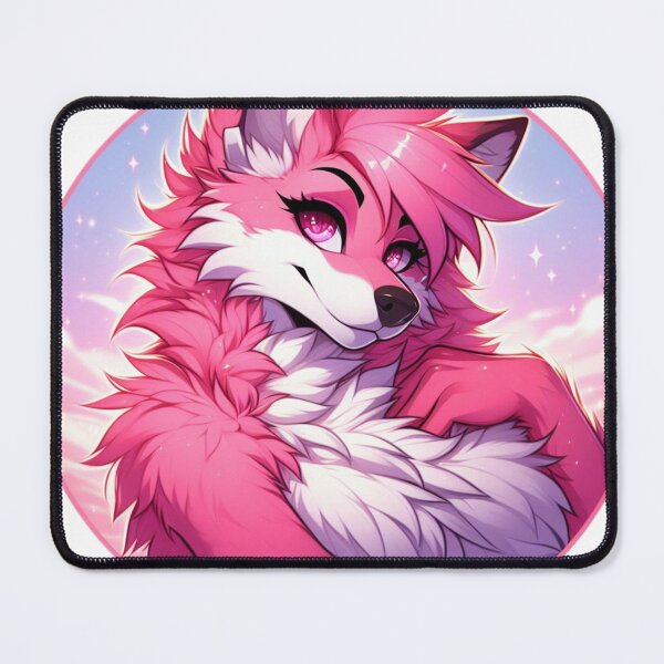 Item preview, Pretty Pink Furry Girl designed and sold by Evelyns-Furries.