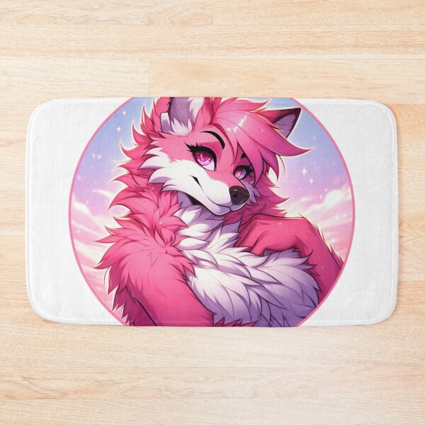 Item preview, Pretty Pink Furry Girl designed and sold by Evelyns-Furries.