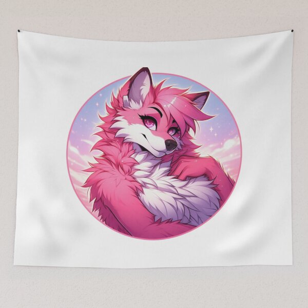 Item preview, Pretty Pink Furry Girl designed and sold by Evelyns-Furries.