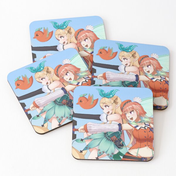 Item preview, Takanashi Kiara and Pomu Rainpuff designed and sold by CaptainArmada.