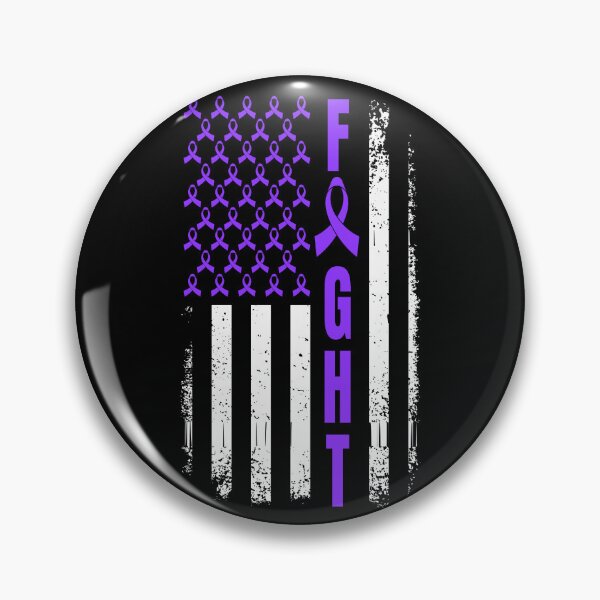 Item preview, Fight Overdose Awareness USA Flag Purple Ribbon Gear designed and sold by DynamicDesign.