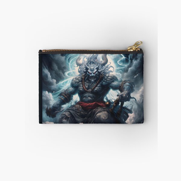 Item preview, Raijin's Roar - Japanese God of Thunder designed and sold by Sakashi-Canvas.
