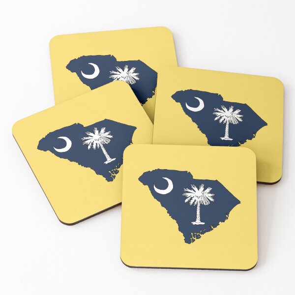 Item preview, South Carolina state shape flag designed and sold by Rachael Taylor.