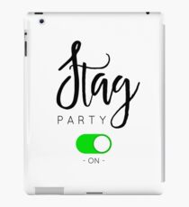 Stag party - color iPad Case/Skin