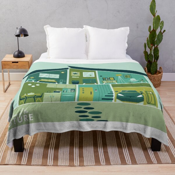 Item preview,  The Midcentury Modern Home of the Future Map - Title Only designed and sold by designbynic.