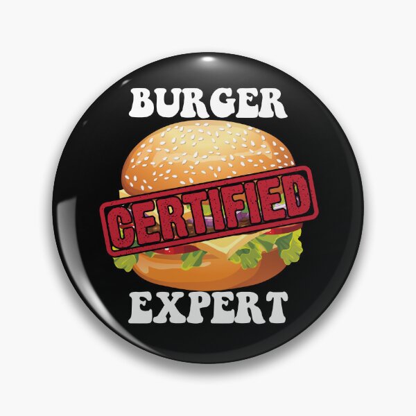 Artikelvorschau, Certified Burger Expert Cheese Burger Foodie Cheeseburger Gear entworfen und verkauft von DynamicDesign.