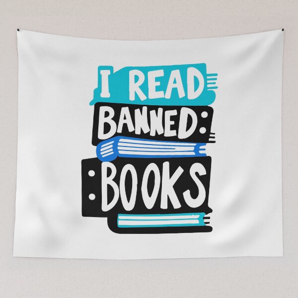 Item preview, I Read Banned Books designed and sold by Timegraf.