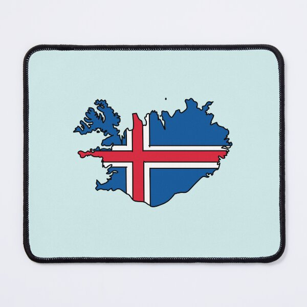 Item preview, Iceland country shape flag designed and sold by Rachael Taylor.