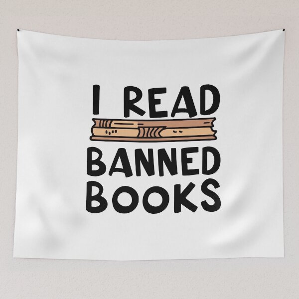 Item preview, I Read Banned Books designed and sold by Timegraf.
