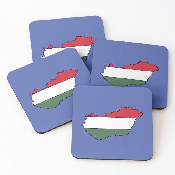 Item preview, Hungary country shape flag designed and sold by Rachael Taylor.