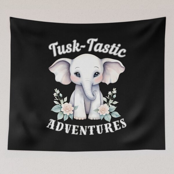 Item preview, Tusk-Tastic Adventures designed and sold by ElephantVibes.