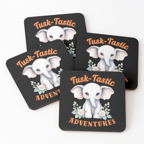 Artikelvorschau, Tusk-tastische Abenteuer. Elefantenporträt entworfen und verkauft von ElephantVibes.