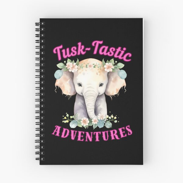 Item preview, Tusk-Tastic Adventures. elephant saying designed and sold by ElephantVibes.