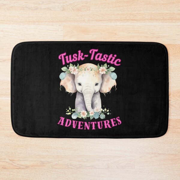 Item preview, Tusk-Tastic Adventures. elephant saying designed and sold by ElephantVibes.