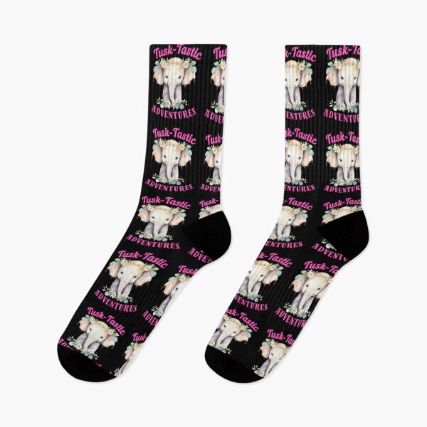 Item preview, Tusk-Tastic Adventures. elephant saying designed and sold by ElephantVibes.