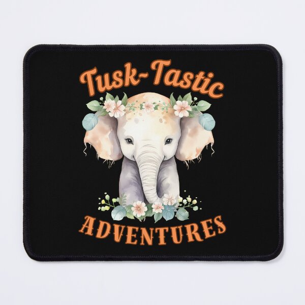 Item preview, Tusk-Tastic Adventures. Flower elephant designed and sold by ElephantVibes.