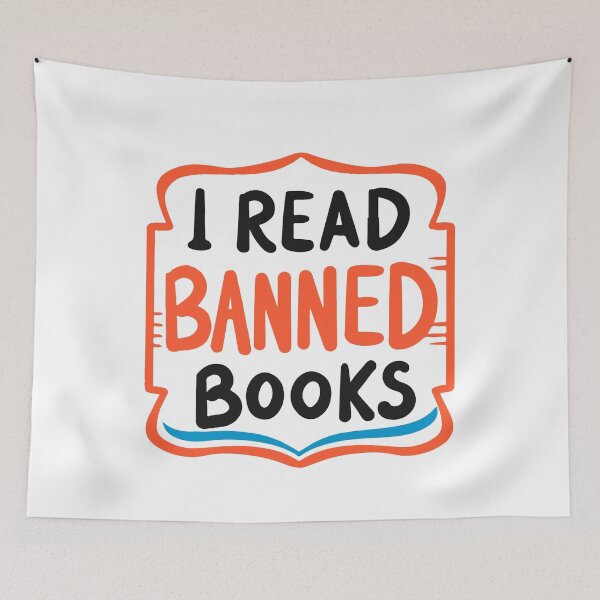 Item preview, I Read Banned Books designed and sold by Timegraf.