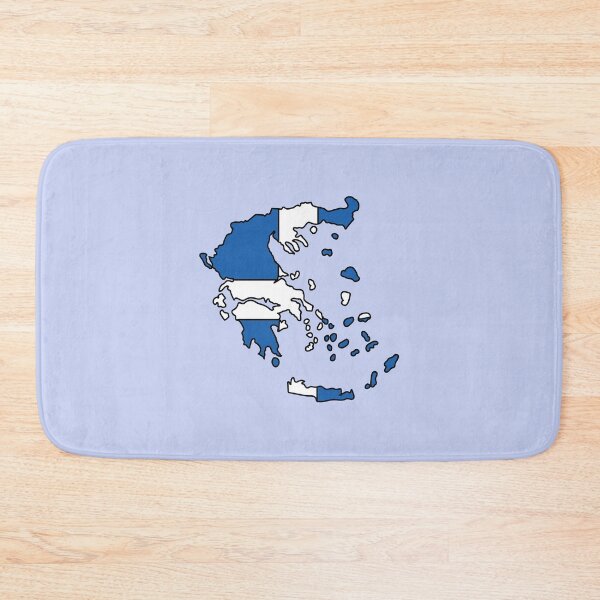 Item preview, Greece country shape flag designed and sold by Rachael Taylor.