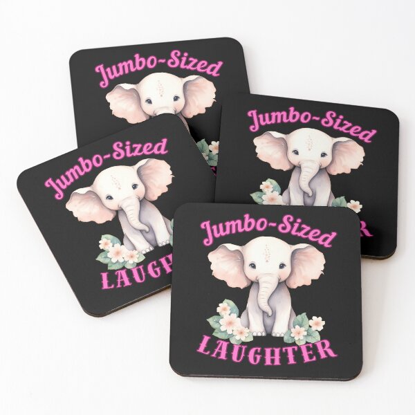 Item preview, Jumbo-Sized Laughter. elephant head designed and sold by ElephantVibes.