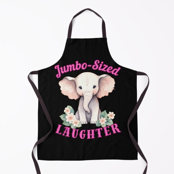 Item preview, Jumbo-Sized Laughter. elephant head designed and sold by ElephantVibes.