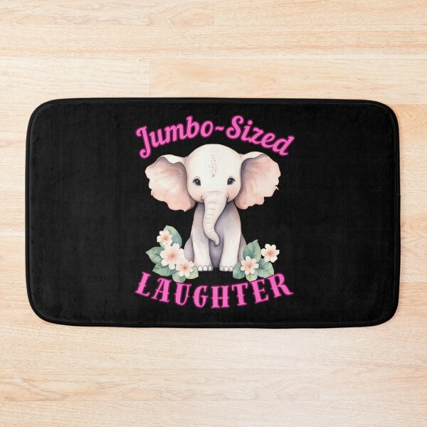 Item preview, Jumbo-Sized Laughter. elephant head designed and sold by ElephantVibes.