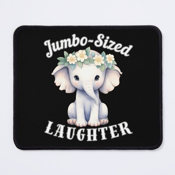 Item preview, Jumbo-Sized Laughter. surreal elephant designed and sold by ElephantVibes.