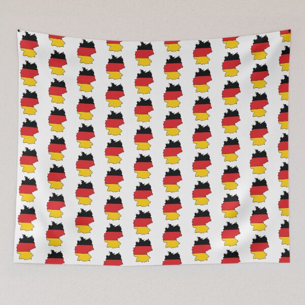 Item preview, Germany country shape flag designed and sold by Rachael Taylor.