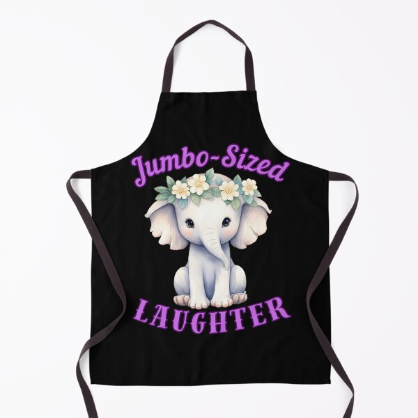 Item preview, Jumbo-Sized Laughter. elephant quote designed and sold by ElephantVibes.