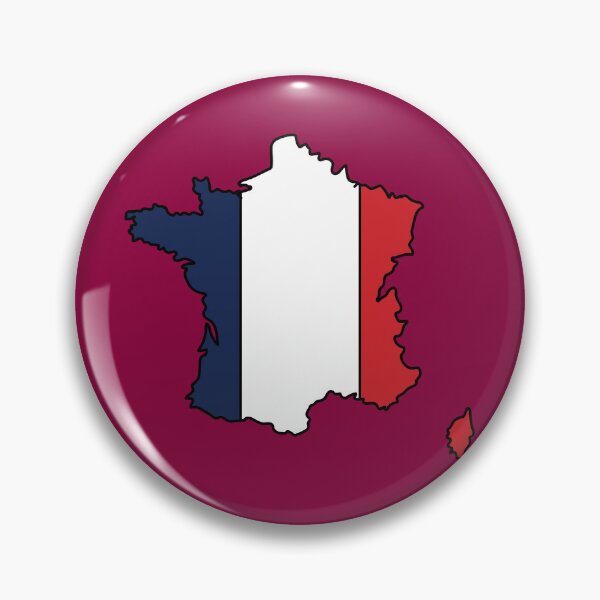 Item preview, France country shape flag designed and sold by Rachael Taylor.