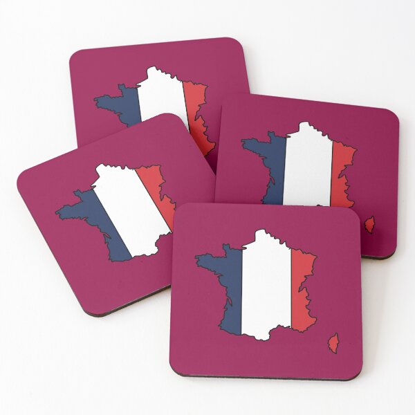 Item preview, France country shape flag designed and sold by Rachael Taylor.
