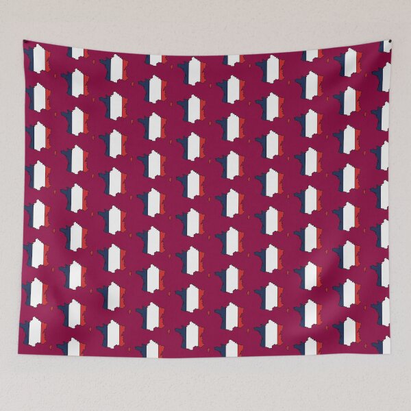 Item preview, France country shape flag designed and sold by Rachael Taylor.