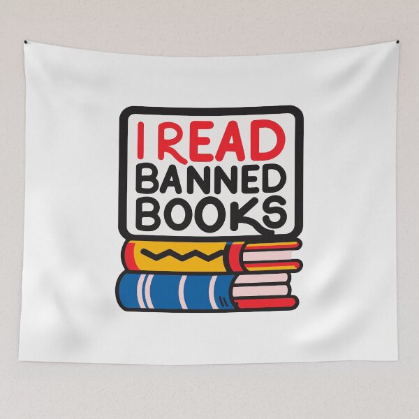 Item preview, I Read Banned Books designed and sold by Timegraf.