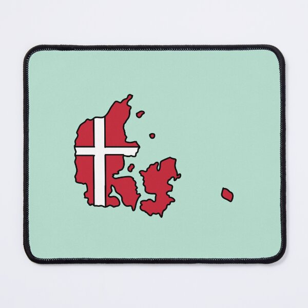 Item preview, Denmark country shape flag designed and sold by Rachael Taylor.