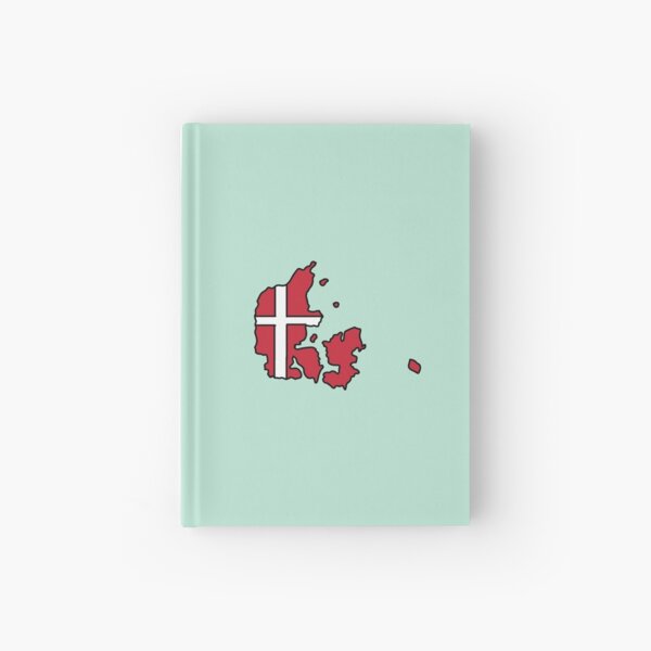Item preview, Denmark country shape flag designed and sold by zenithcreative.