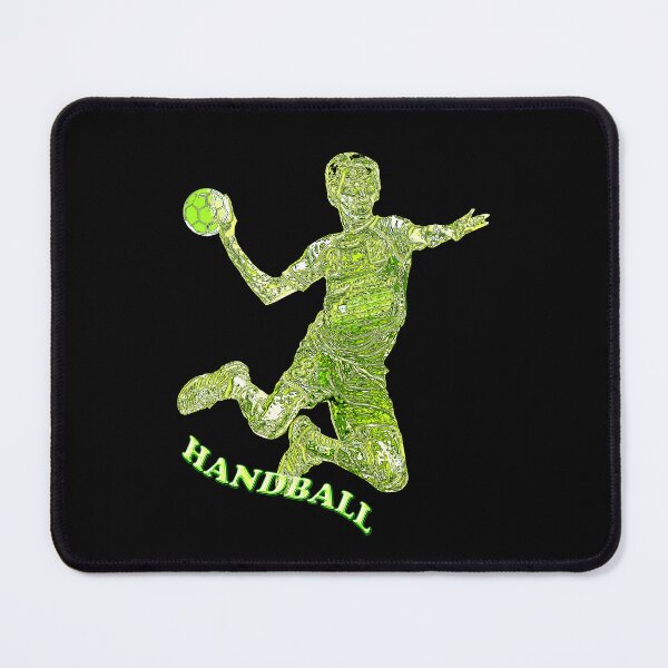 Item preview, Handball player green silhouette designed and sold by Astralia.