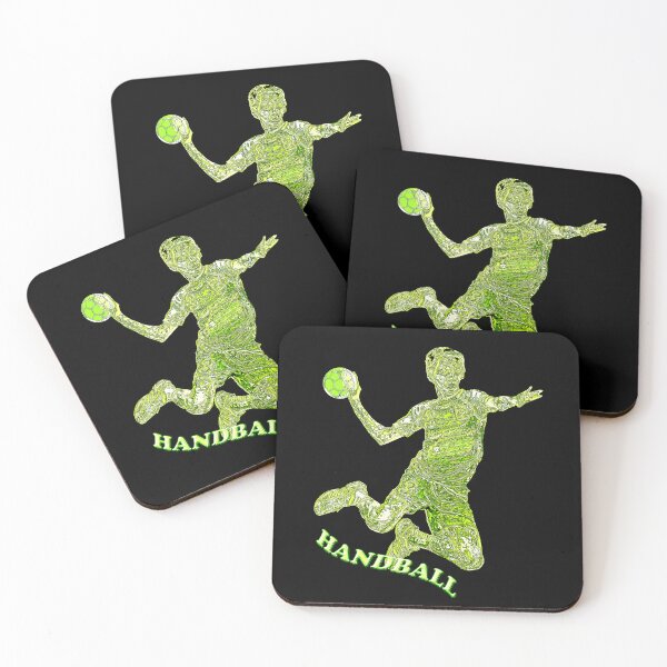 Item preview, Handball player green silhouette designed and sold by Astralia.
