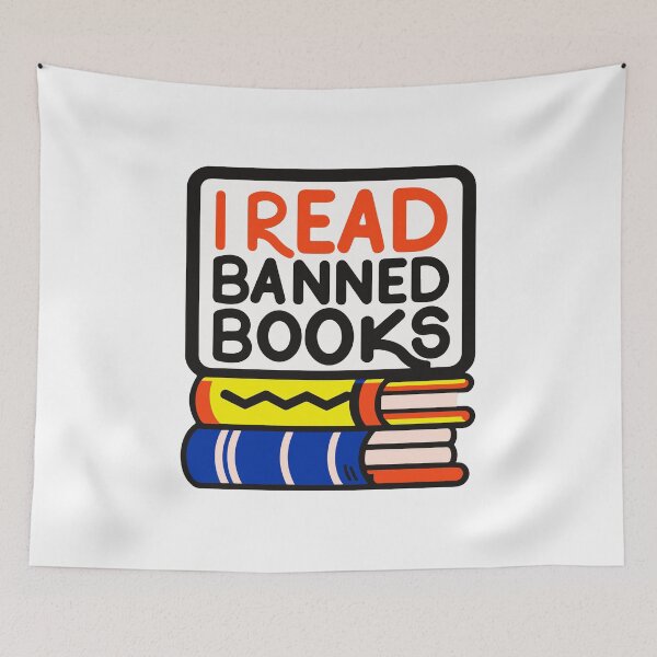 Item preview, I Read Banned Books designed and sold by Timegraf.