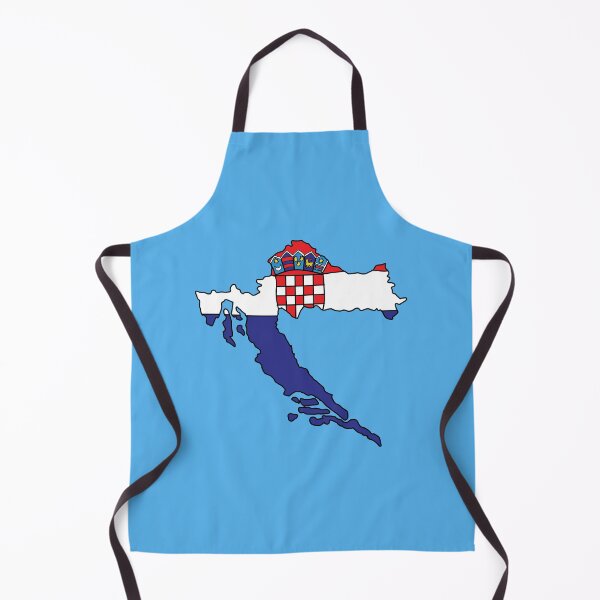 Item preview, Croatia country shape flag designed and sold by Rachael Taylor.